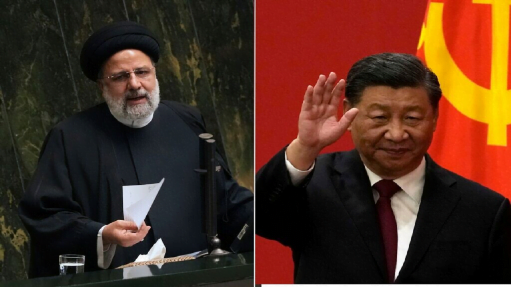 Raisi and Jinping 1024x640 1 ईरानी राष्ट्रपति का चीन दौरा। क्या बदलेंगे समीकरण ?