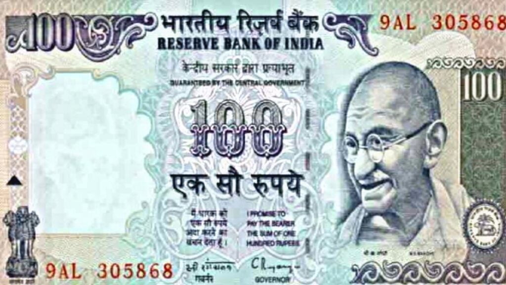 100 Rupee Note
