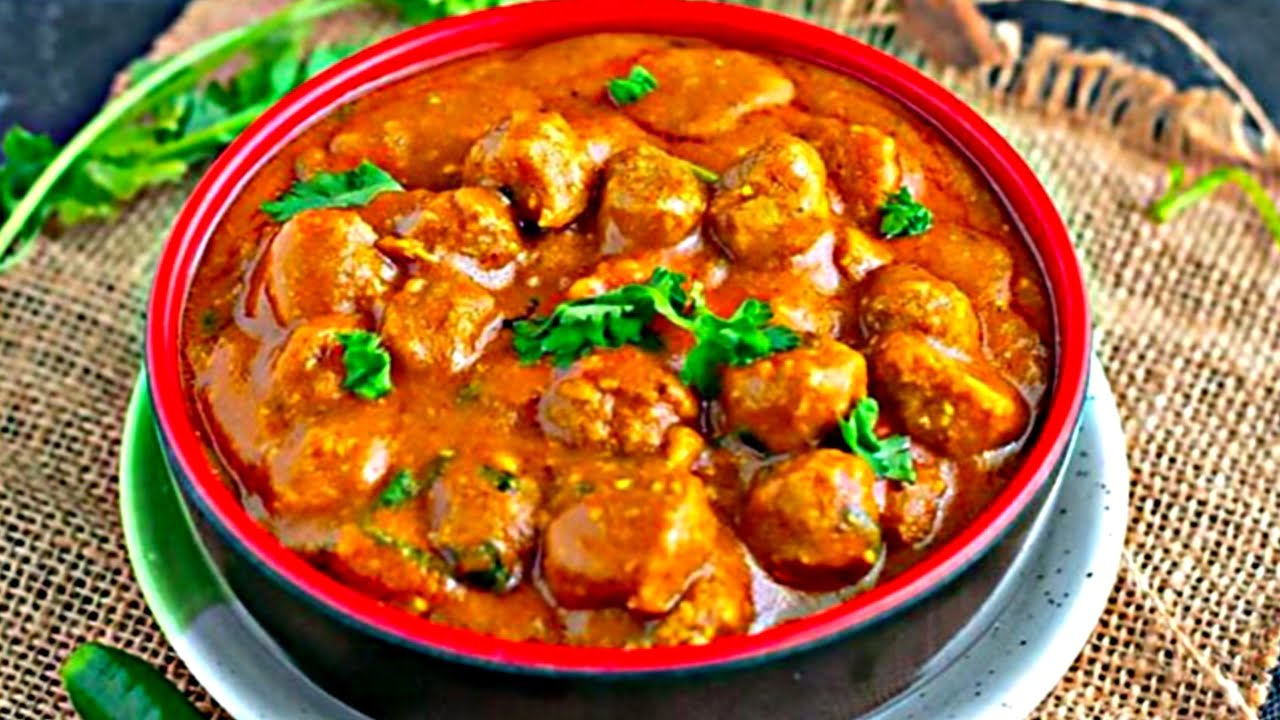 Soya Chunks Curry Recipe