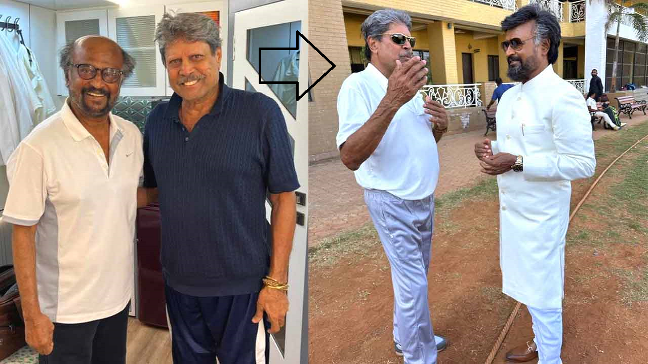 rajnikant kapil dev