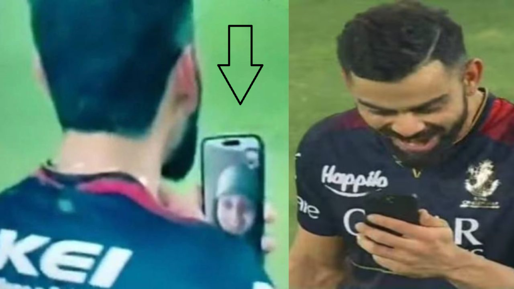 virat anushka video call