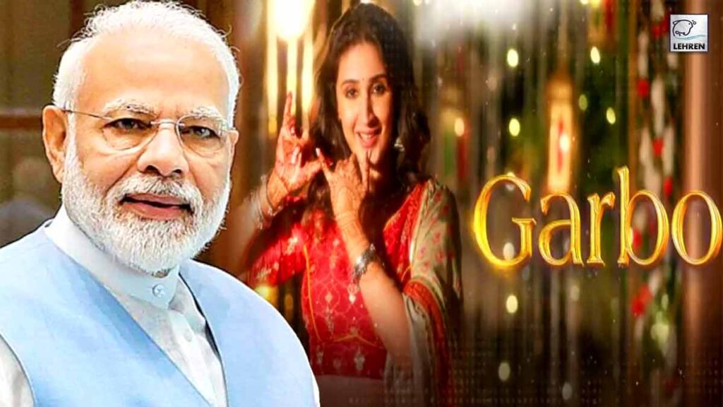 pm modi debuts as lyricist for a garba song