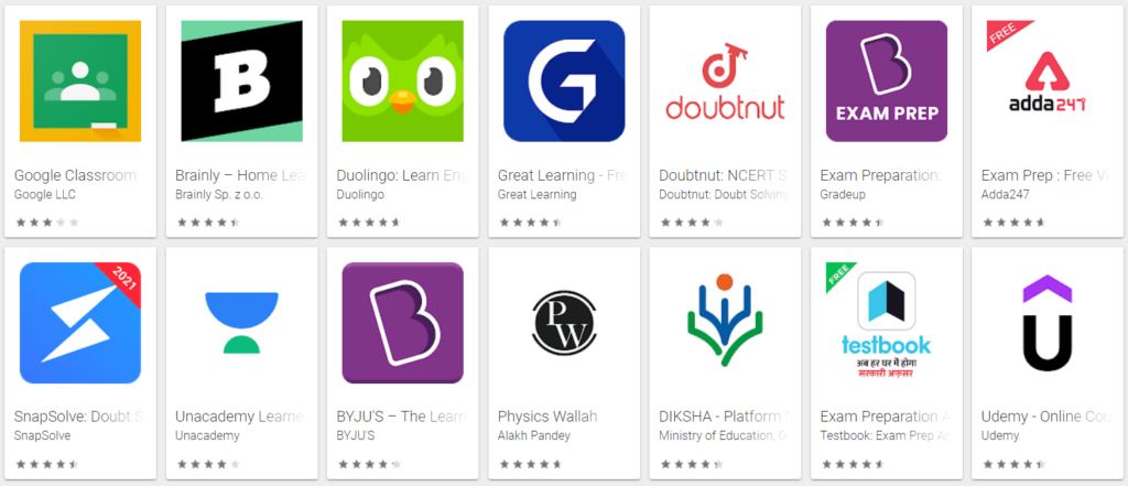 top education apps