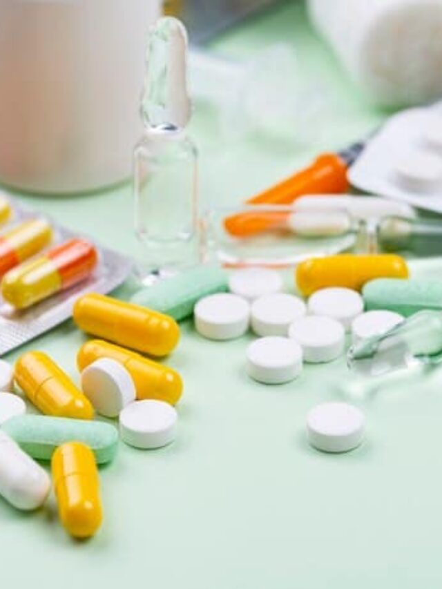 high-angle-arrangement-medical-objects-green-background_23-2148502969