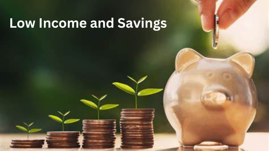 Low Income and Savings Low Income and Savings