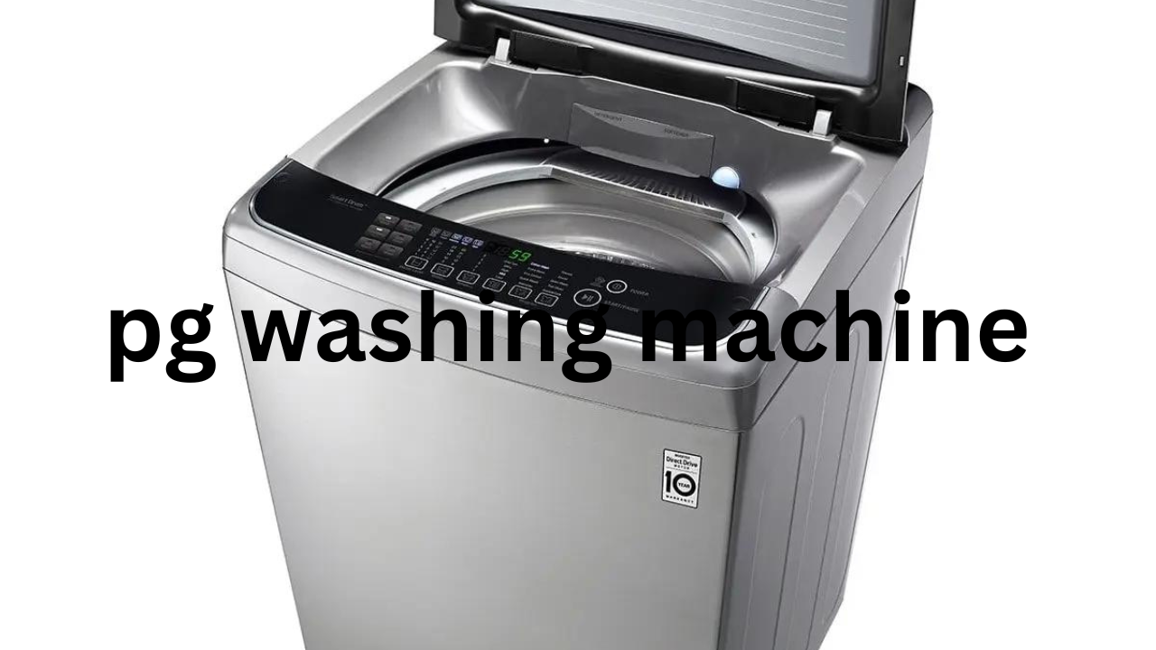 pg washing machine 1