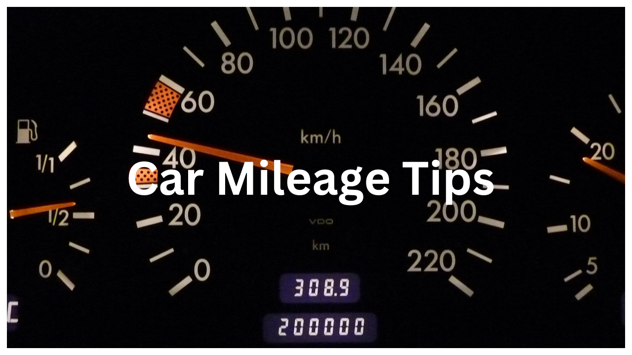 Car Mileage Tips 1