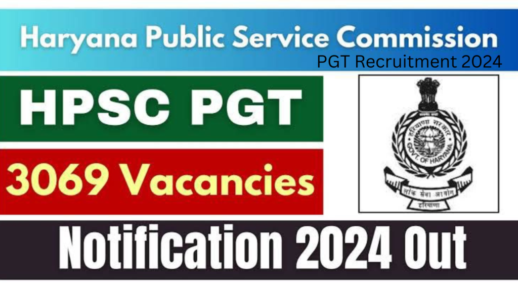 HPSC PGT Recruitment 2024