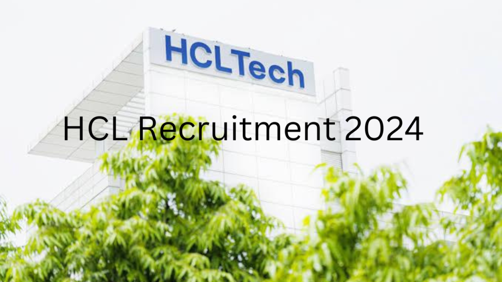 HCL Recruitment 2024 1 HCL Recruitment 2024 1