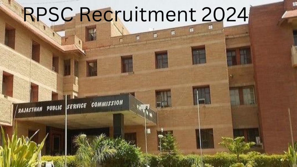 RPSC Recruitment 2024 2 RPSC Recruitment 2024 2