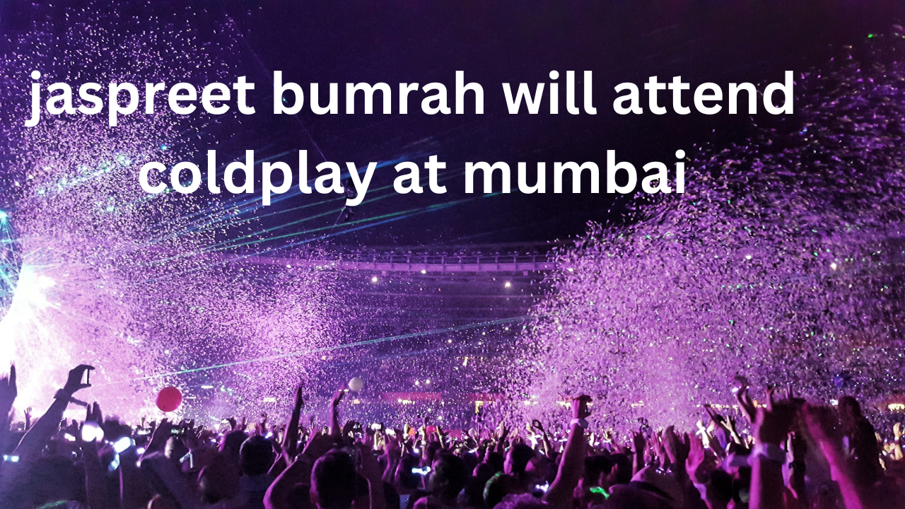 Jaspreet bumrah at coldplay