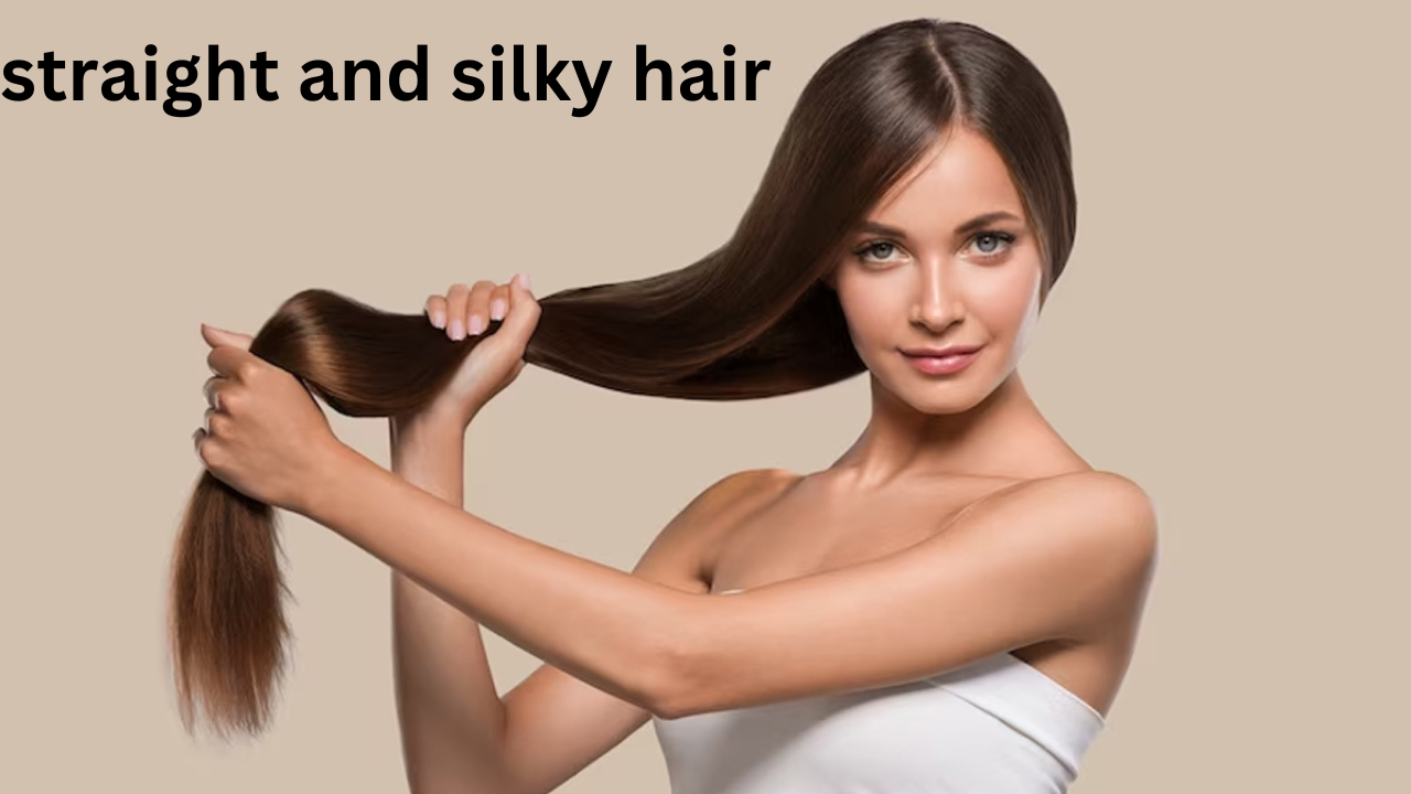 silky and straight hair 1