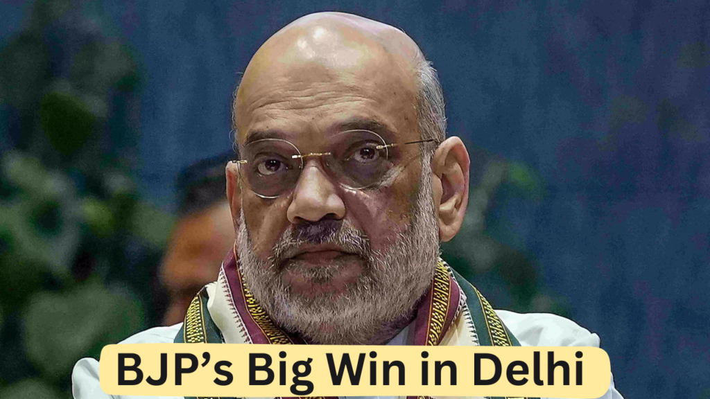 BJP Big win in delhi BJP Big win in delhi