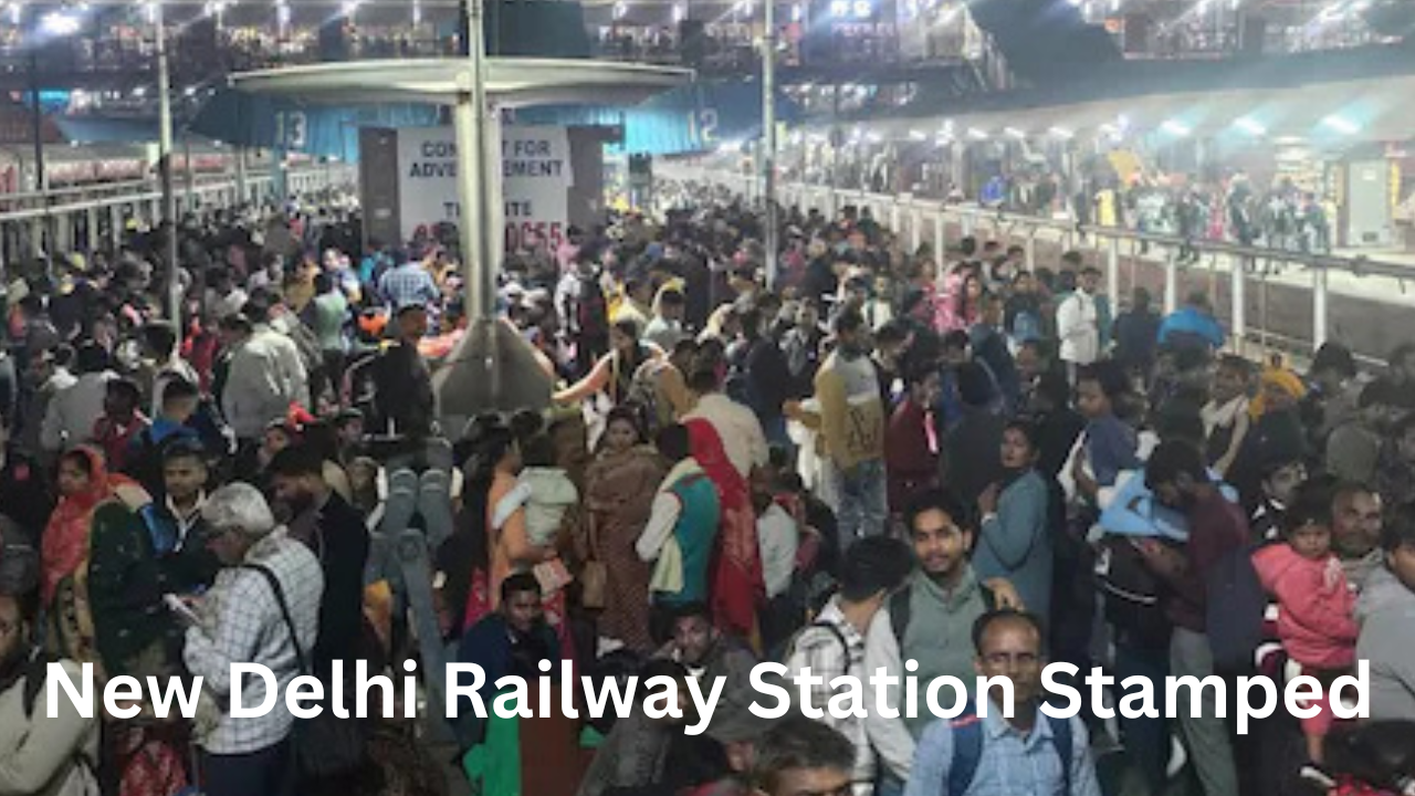 New Delhi Railway Station Stamped