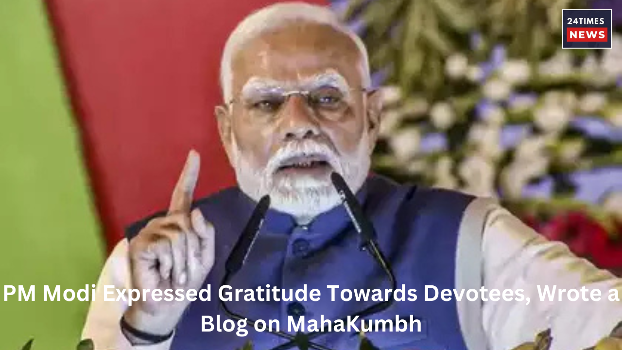 PM Modi Expressed Gratitude Towards Devotees Wrote a Blog on MahaKumbh
