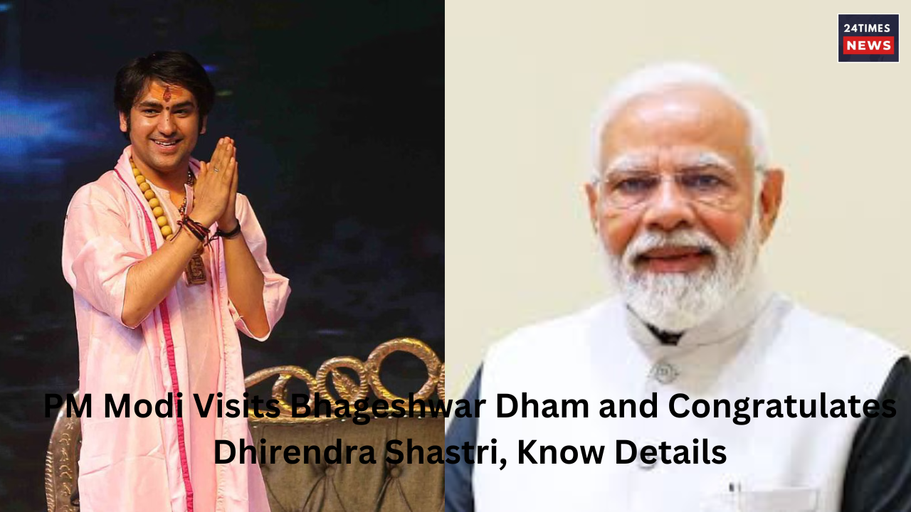 PM Modi Visits Bhageshwar Dham and Congratulates Dhirendra Shastri Know Details 1