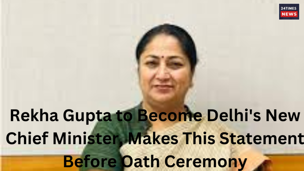 Rekha Gupta New CM of Delhi 1 Rekha Gupta New CM of Delhi 1