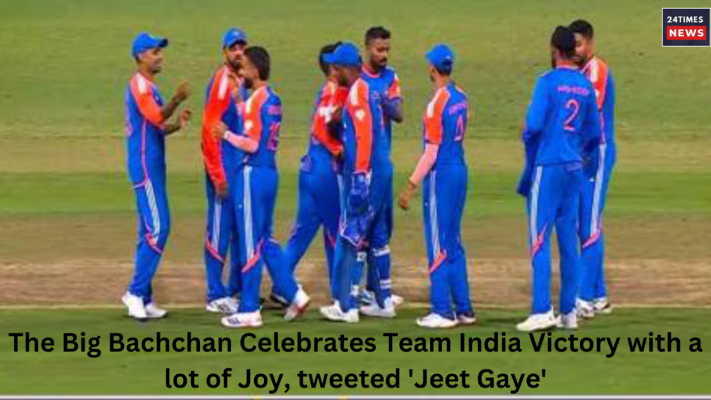 The Big Bachchan Celebrates Team India Victory with a lot of Joy tweeted Jeet Gaye 1