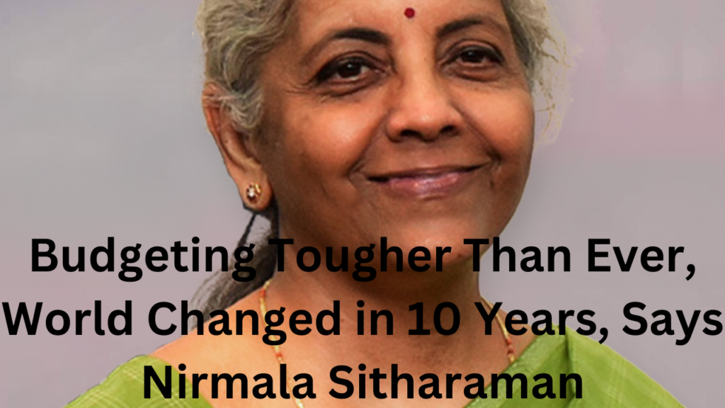 nirmala sitraman budgeting 1