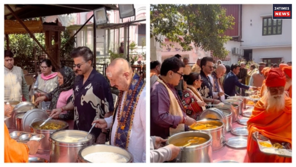 Anupam Kher 70th Birthday reached haridwar 3 Anupam Kher 70th Birthday reached haridwar 3