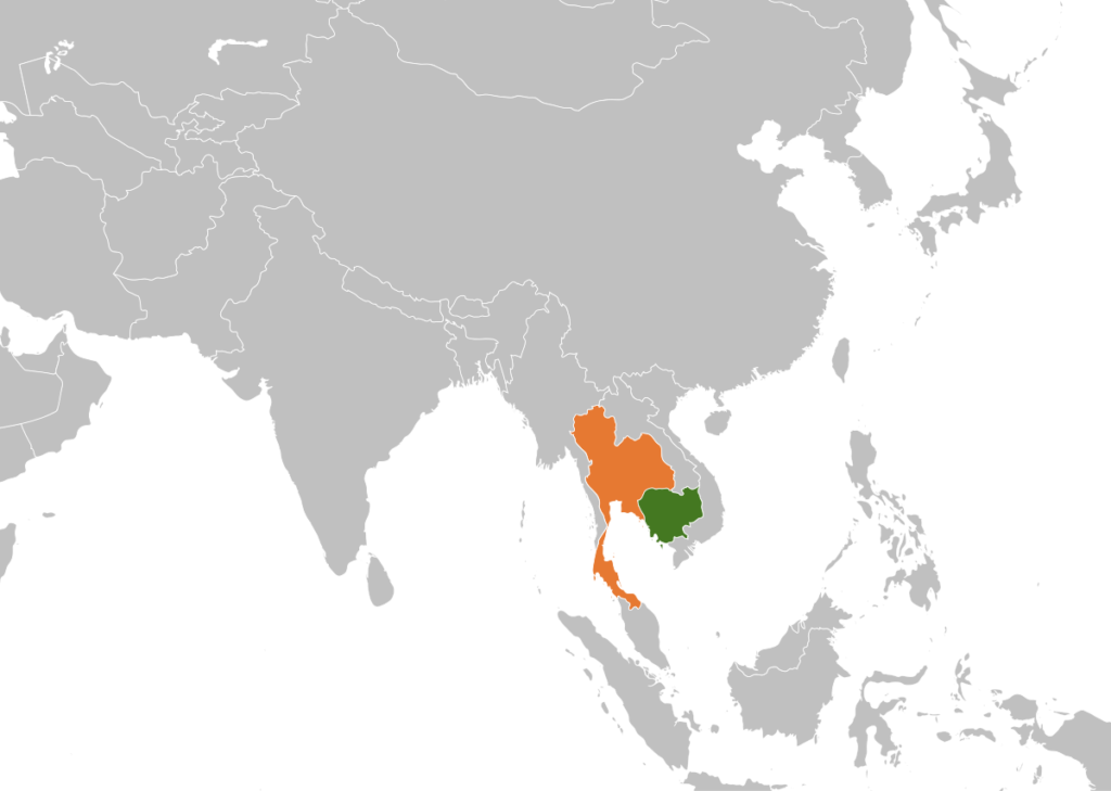 Cambodia Thailand locator map.svg Cambodia Thailand locator map.svg