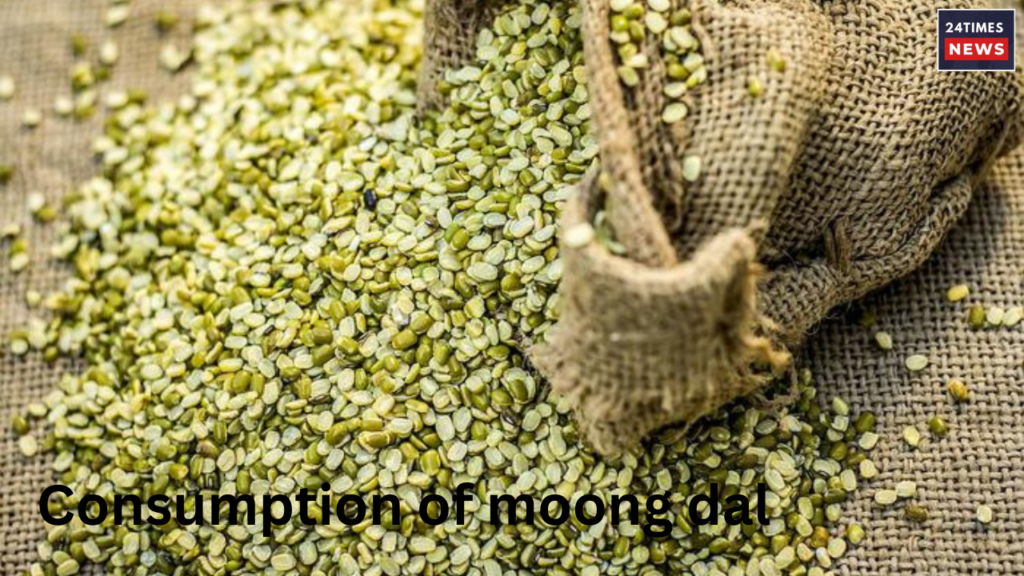 Consumption of moong dal