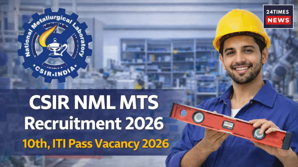 CSIR NML MTS Recruitment 2025