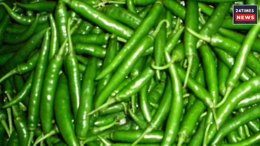 Green chillies