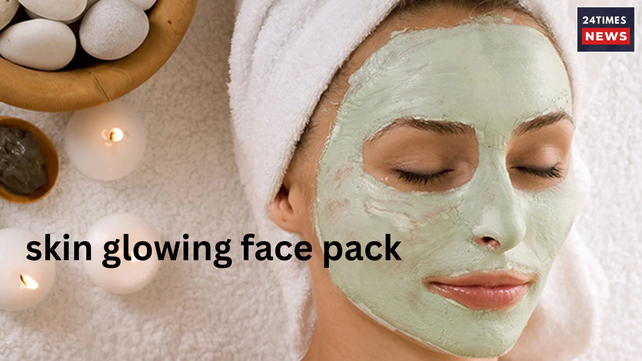 skin glowing face pack
