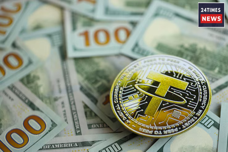 tether usdt coin big amount hundred us dollar bills 76080 100468 logo