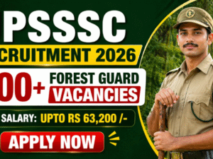 UPSSSC Forest Guard Recruitment 2026: 12th pass candidates can apply for 708 posts
