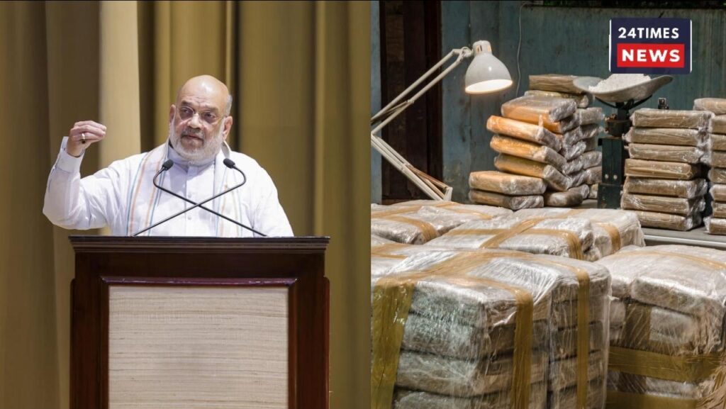 For the first time, a consignment of Captagon drugs worth ₹182 crore was seized, Amit Shah said – the government is committed to a ‘drug-free India’.