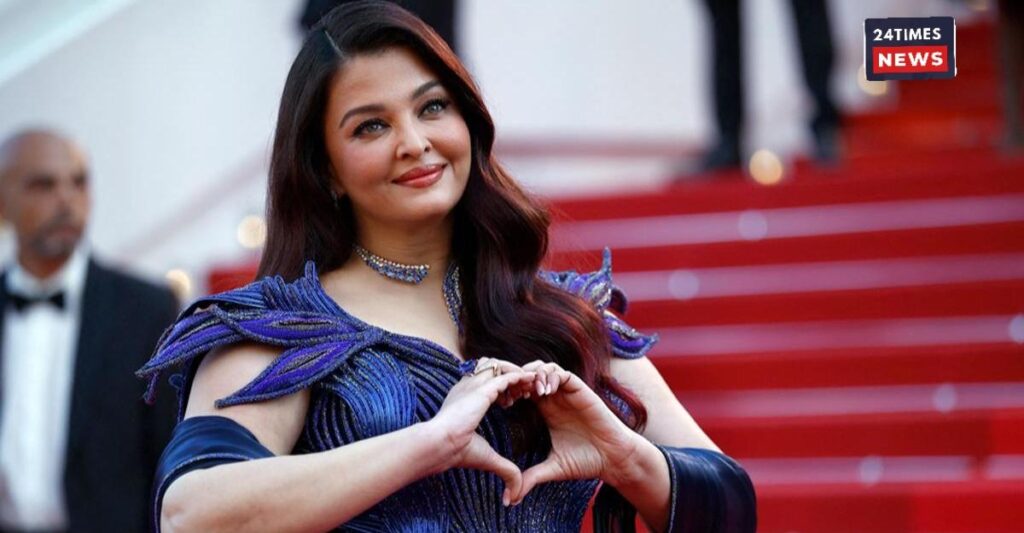 Aishwarya Rai Bachchan’s first look at Cannes is trending; the outfit took over 1500 hours to complete.