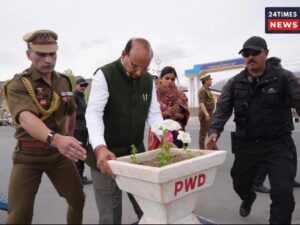 LG VK Saxena initiates a large project to re-green 800 acres of barren land in Ladakh