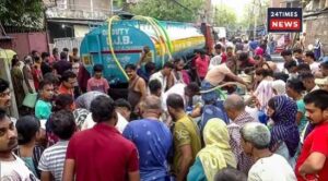 Delhi’s Water Supply Crisis Deepens: Capital Faces Daily Shortfall of Over 90 Million Gallons; Dependence on Neighboring States Rises.