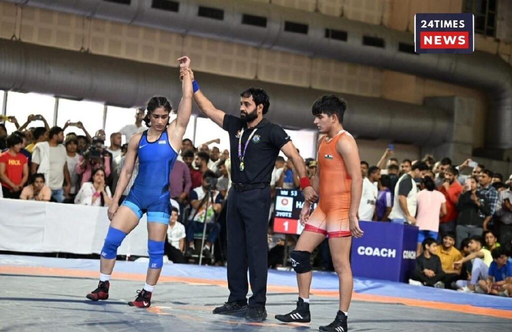Vinesh Phogat’s strong comeback: Reached the semi-finals after relief from the court, showed great strength in difficult times.