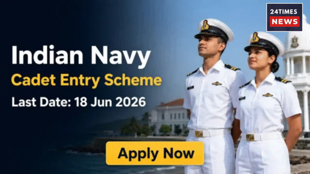 Indian Navy Recruitment 2026: Apply soon for B.Tech Cadet Entry