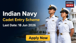 Indian Navy Recruitment 2026: Apply soon for B.Tech Cadet Entry