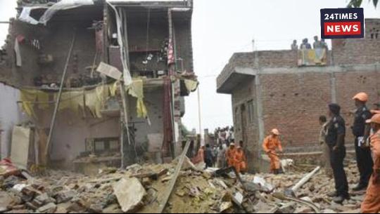 Delhi LPG Cylinder Blast: Mukundpur house destroyed by powerful blast, four died; search ongoing for people stuck in the rubble.