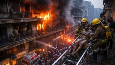 21 Killed in Delhi Hotel Fire
