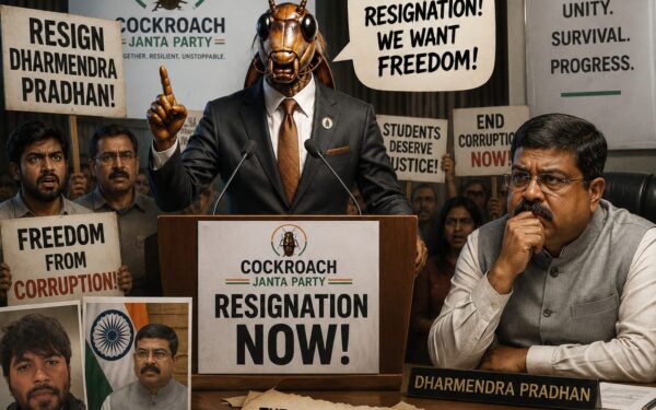 Cockroach Janta Party Protest