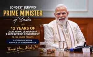 PM Modi Completes 12 Years in PMO: NDA to Celebrate in a Big Way, Surpassing Nehru’s New Record