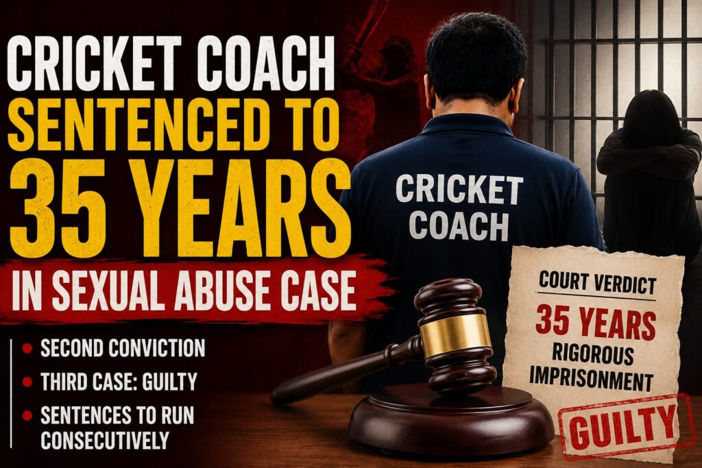 Kerala Cricket Coach Sexual Abuse Case: Coach Gets 35 Years’ Rigorous Imprisonment in Second Conviction.