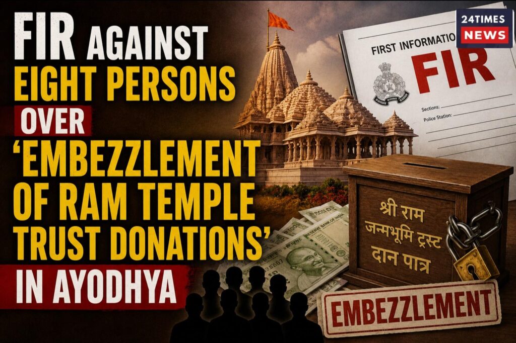 Ram Mandir Trust Donation Case: FIR Against 8 Accused Sparks Political Row Over Alleged Embezzlement.
