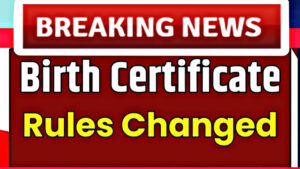Revised rules for birth certificates: Permission required from this authority if there is a delay of 1 year