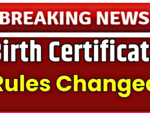 Revised rules for birth certificates: Permission required from this authority if there is a delay of 1 year