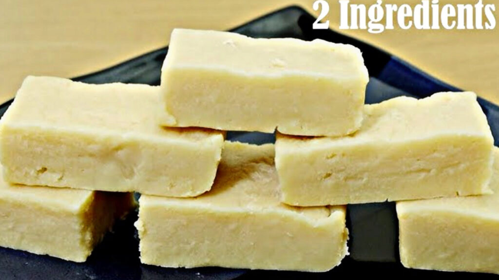 Make Doodh ki Burfi at home using just powdered sugar—no need for khoya or dry fruits