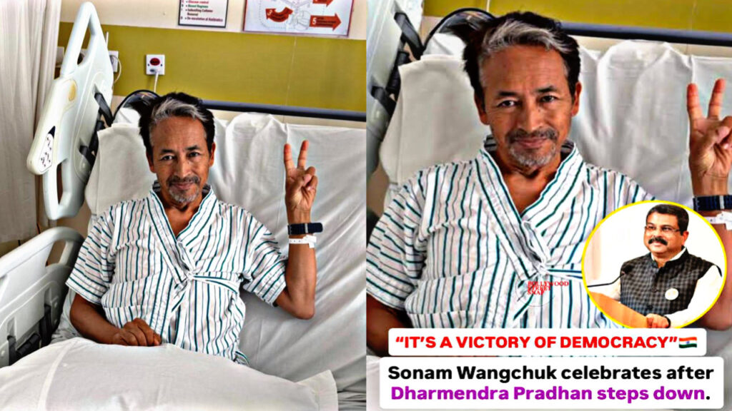 Sonam Wangchuk on Dharmendra Pradhan’s resignation: This victory is a victory for democracy, congratulates CJP and Gen Z