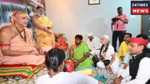 After Meeting Shankaracharya, Akhilesh Yadav Questions SIT, Says One Member Faces 420 Case