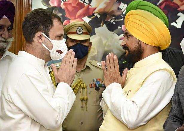 Charanjit Singh Channi takes oath